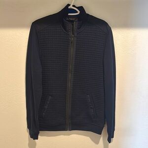 Ted Baker Black Zip Up Sweater Jacket
